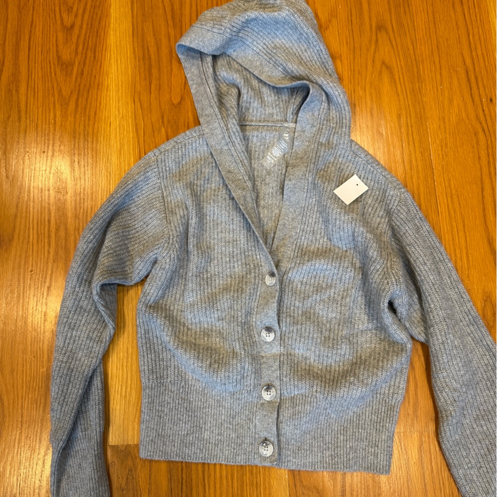 NWT LOFT Grey Hoodie Sweater